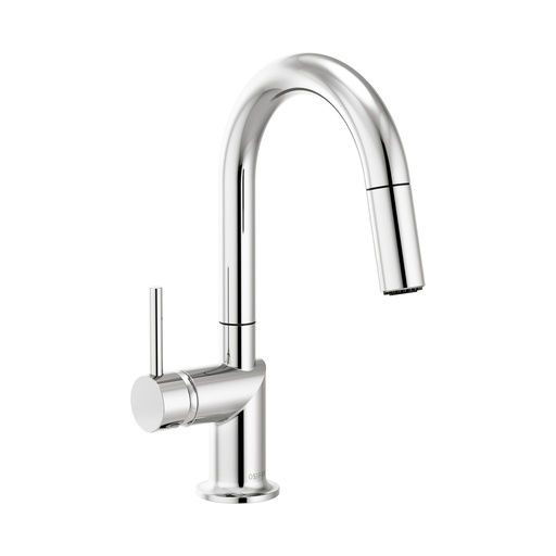 [BRI-63975LF-PCLHP] Brizo 63975LF-PCLHP Odin Arc Pull-Down Prep Faucet Less Handle Polished Chrome