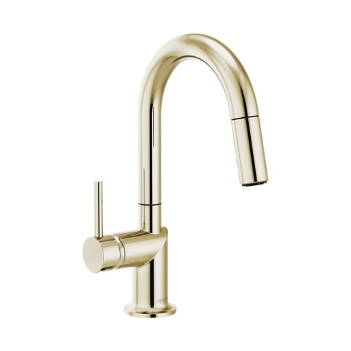 [BRI-63975LF-PNLHP] Brizo 63975LF-PNLHP Odin Arc Pull-Down Prep Faucet Less Handle Polished Nickel