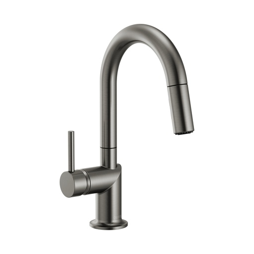 [BRI-63975LF-SLLHP] Brizo 63975LF-SLLHP Odin Arc Pull-Down Prep Faucet Less Handle Luxe Steel