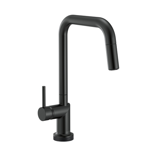 [BRI-64065LF-BLLHP] Brizo 64065LF-BLLHP Odin Smart Touch Pull-Down Kitchen Faucet Less Handle Matte Black