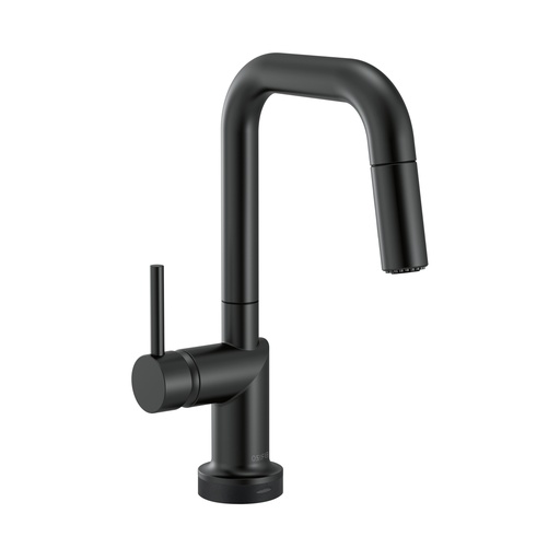 [BRI-64965LF-BLLHP] Brizo 64965LF-BLLHP Odin SmartTouch Pull-Down Prep Kitchen Faucet Less Handle Matte Black