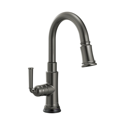 [BRI-64974LF-SL] Brizo 64974LF-SL Rook SmartTouch Pull-Down Prep Faucet Luxe Steel