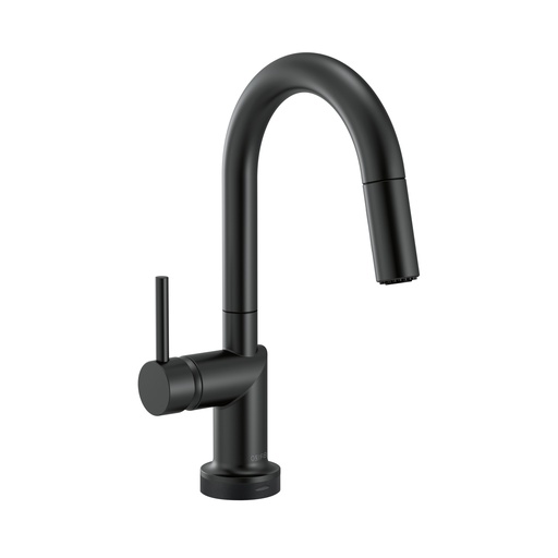 [BRI-64975LF-BLLHP] Brizo 64975LF-BLLHP Odin SmartTouch Pull-Down Prep Kitchen Faucet Less Handle Matte Black