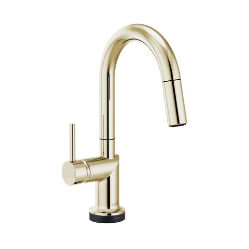 [BRI-64975LF-PNLHP] Brizo 64975LF-PNLHP Odin SmartTouch Pull-Down Prep Kitchen Faucet Less Handle Polished Nickel