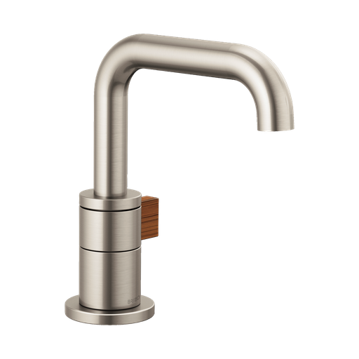 [BRI-65035LF-NKTK-ECO] Brizo 65035LF-NKTK-ECO Litze Single Handle Single Hole Lavatory Faucet Luxe Nickel Wood