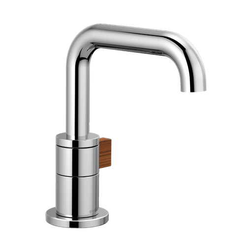 [BRI-65035LF-PCTK-ECO] Brizo 65035LF-PCTK-ECO Litze Single Handle Single Hole Lavatory Faucet Polished Chrome Wood