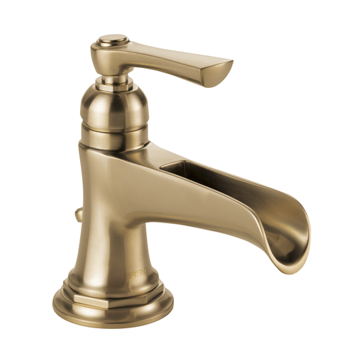[BRI-65061LF-GL-ECO] Brizo 65061LF-GL-ECO Rook Single Handle Lavatory Faucet Brilliance Luxe Gold