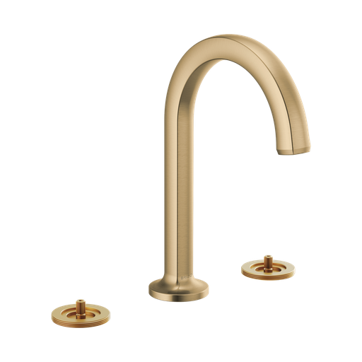 [BRI-65306LF-GLLHP] Brizo 65306LF-GLLHP Kintsu Widespread Lavatory Faucet Less Handles Brilliance Luxe Gold