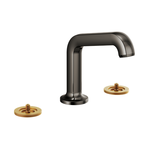 [BRI-65307LF-BNXLHP-ECO] Brizo 65307LF-BNXLHP-ECO Kintsu Widespread Lavatory Faucet Less Handles Brilliance Black Onyx