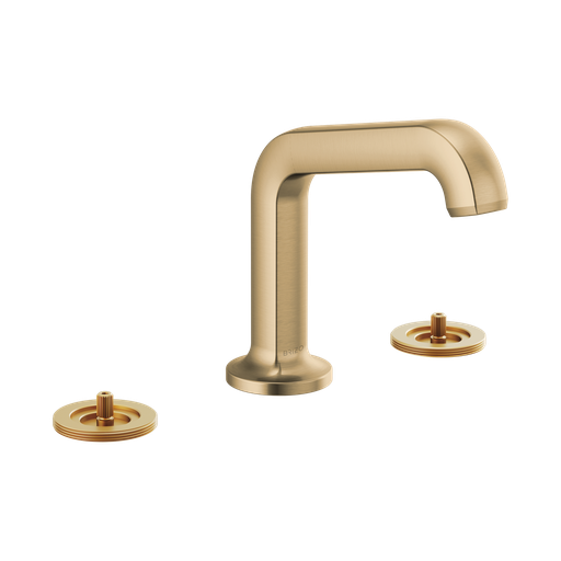 [BRI-65307LF-GLLHP] Brizo 65307LF-GLLHP Kintsu Widespread Lavatory Faucet Less Handles Brilliance Luxe Gold