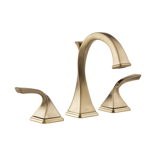 [BRI-65330LF-GL-ECO] Brizo 65330LF-GL-ECO Virage Widespread Lavatory Faucet Brilliance Luxe Gold