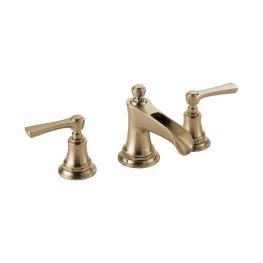[BRI-65361LF-GLLHP-ECO] Brizo 65361LF-GLLHP-ECO Rook Two Handle Widespread Lavatory Faucet Brilliance Luxe Gold
