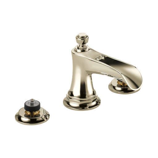 [BRI-65361LF-PNLHP-ECO] Brizo 65361LF-PNLHP-ECO Rook Two Handle Widespread Lavatory Faucet Polished Nickel