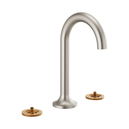 [BRI-65375LF-BNLHP-ECO] Brizo 65375LF-BNLHP-ECO Jason Wu Widespread Lavatory Faucet Less Handles Brilliance Brushed Nickel