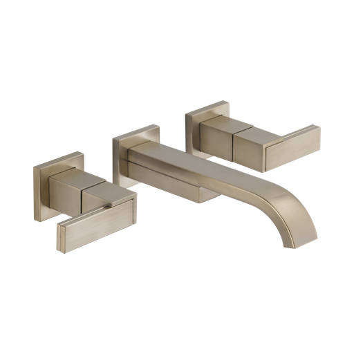 [BRI-65880LF-BNLHP-ECO] Brizo 65880LF-BNLHP-ECO Siderna Wall Mount Lavatory Faucet Less Handles Brushed Nickel