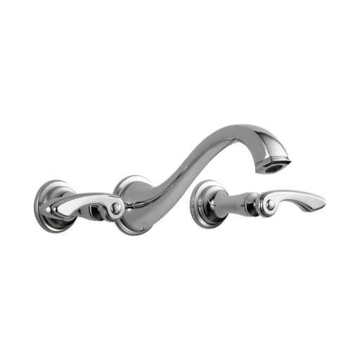 [BRI-65885LF-PCLHP-ECO] Brizo 65885LF-PCLHP-ECO Charlotte Wall Mount Lavatory Faucet Less Handles Polished Chrome