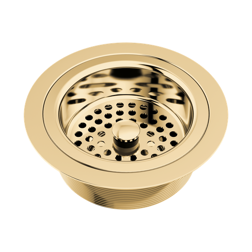 [BRI-69052-PG] Brizo 69052-PG Flange And Kitchen Sink Strainer Brilliance Polished Gold