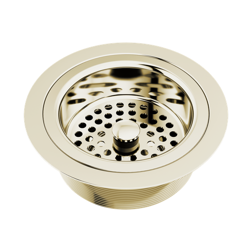 [BRI-69052-PN] Brizo 69052-PN Flange And Kitchen Sink Strainer Brilliance Polished Nickel