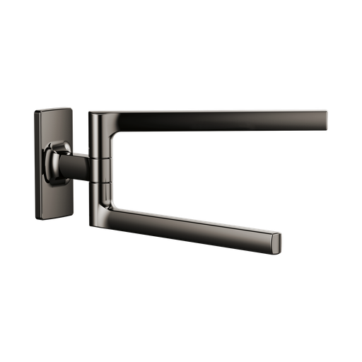 [BRI-694707-BNX] Brizo 694707-BNX Kintsu 8" Mini Pivoting Towel Bar Brilliance Black Onyx