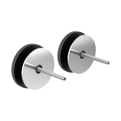 [BRI-699907-PC] Brizo 699907-PC Kintsu Towel Bar Glass Installation Kit Polished Chrome