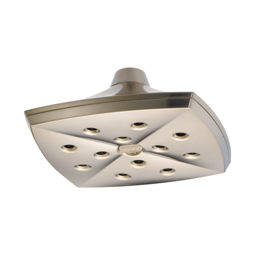 [BRI-81385-BN-2.5] Brizo 81385-BN-2.5 Charlotte H2Okinetic Square Raincan Showerhead Brilliance Brushed Nickel