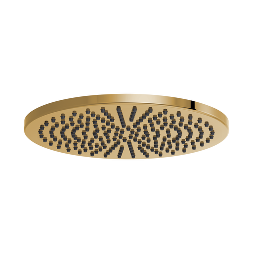 [BRI-81392-PG-2.5] Brizo 81392-PG-2.5 Essential Shower Series Raincan 2.5 GPM Shower Head Brilliance Polished Gold