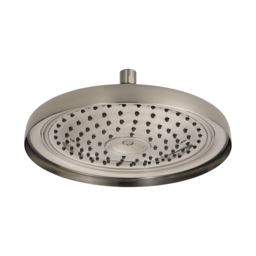 [BRI-83310-NK-2.5] Brizo 83310-NK-2.5 Essential 11" Classic Round Raincan 2.5 GPM Shower Head Brilliance Luxe Nickel