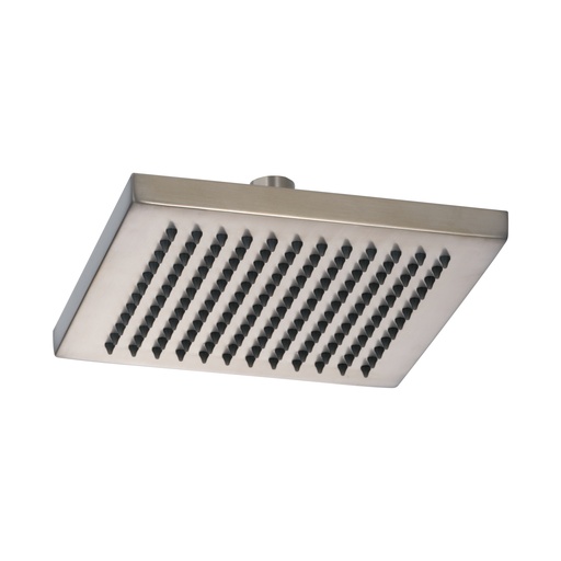 [BRI-83341-NK-2.5] Brizo 83341-NK-2.5 Essential 8" Linear Square Raincan 2.5 GPM Shower Head Brilliance Luxe Nickel