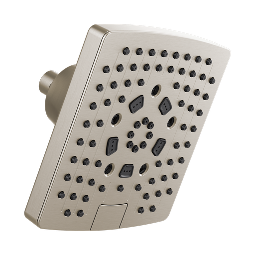 [BRI-87406-NK] Brizo 87406-NK Essential 7” Linear Square H2Okinetic Showerhead Brilliance Luxe Nickel