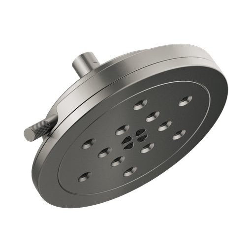 [BRI-87435-SL] Brizo 87435-SL Litze 8" Multi-Function Wall Mount Showerhead Brilliance Luxe Steel