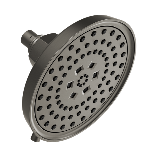 [BRI-87476-SL-2.5] Brizo 87476-SL-2.5 Invari H2O Round Multifunction 2.5 GPM Showerhead Brilliance Luxe Steel
