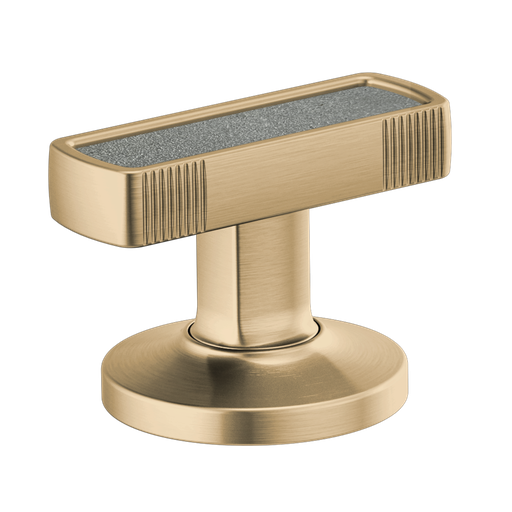 [BRI-HI5306-GLCT] Brizo HI5306-GLCT Kintsu Widespread Lavatory Handle Kit with Concrete Insert Brilliance Luxe Gold