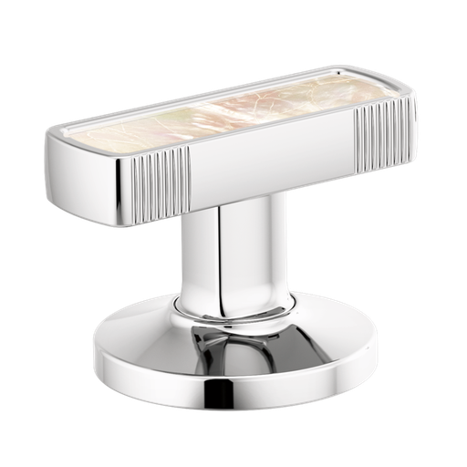 [BRI-HI5306-PCPL] Brizo HI5306-PCPL Kintsu Widespread Lavatory Handle Kit with Mother of Pearl Insert Polished Chrome