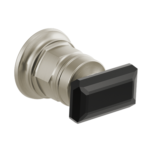 [BRI-HK5876-NKBC] Brizo HK5876-NKBC Invari Wallmount Lavatory Crystal Lever Handle Kit Luxe Nickel Black Crystal Accent