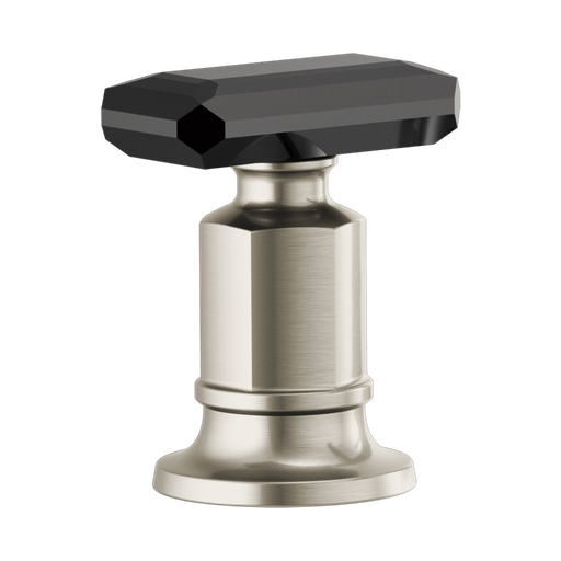 [BRI-HK676-NKBC] Brizo HK676-NKBC Invari Roman Tub Crystal Lever Handle Kit Luxe Nickel Black Crystal Accent