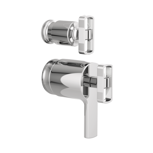 [BRI-HK7506-PC] Brizo HK7506-PC Kintsu Thermostatic Integrated Diverter Trim Knob Polished Chrome