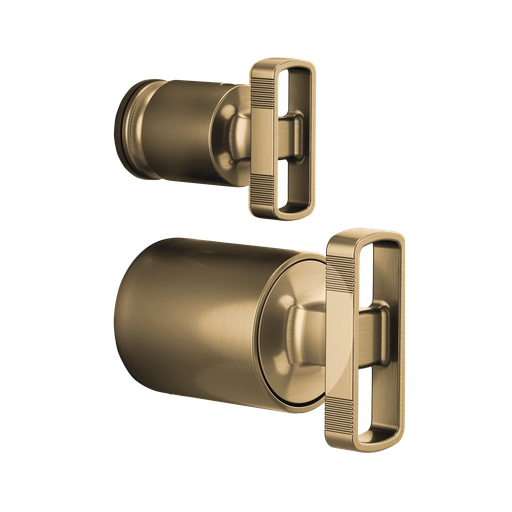 [BRI-HK75P06-GL] Brizo HK75P06-GL Kintsu Pressure Balance Integrated Diverter Trim Handles Brilliance Luxe Gold