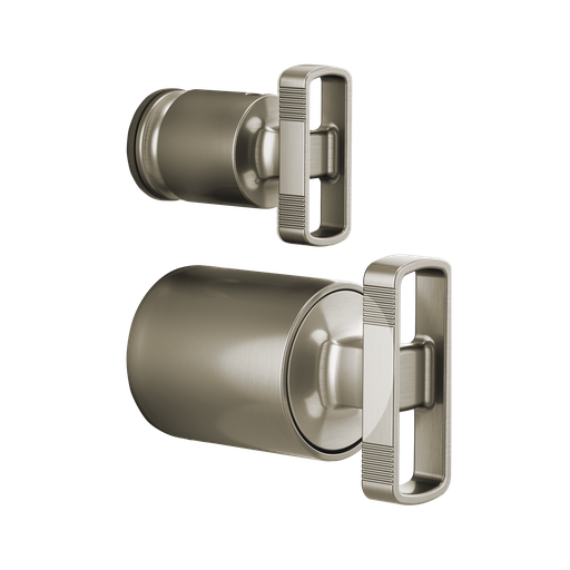 [BRI-HK75P06-NK] Brizo HK75P06-NK Kintsu Pressure Balance Integrated Diverter Trim Handles Brilliance Luxe Nickel
