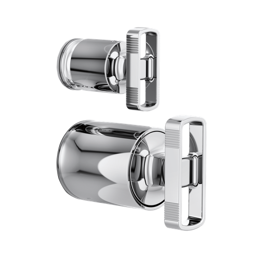 [BRI-HK75P06-PC] Brizo HK75P06-PC Kintsu Pressure Balance Integrated Diverter Trim Handles Polished Chrome