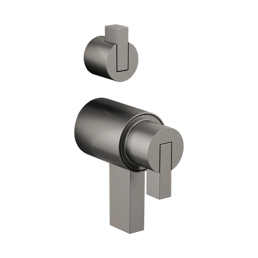 [BRI-HL7532-SL] Brizo HL7532-SL Litze Thermostatic Valve With Diverter Trim Handle Kit Brilliance Luxe Steel