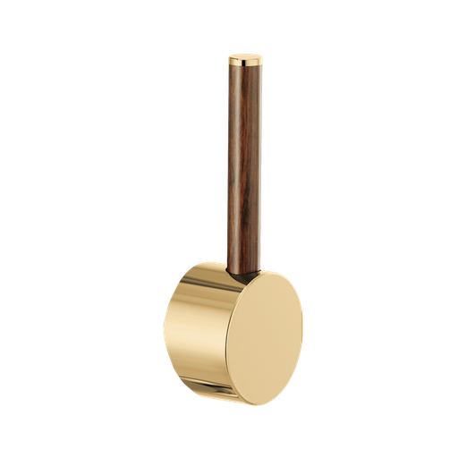 [BRI-HLB177-PGWD] Brizo HLB177-PGWD Odin Bar Faucet Wood Lever Handle Kit Polished Gold Wood