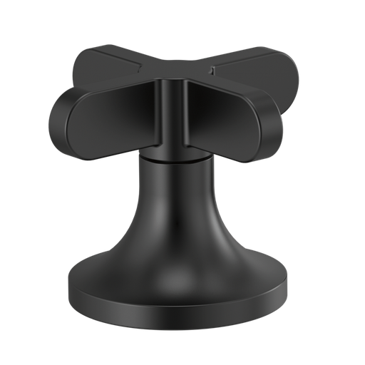 [BRI-HX5373-BL] Brizo HX5373-BL Jason Wu Widespread Lavatory Low Cross Handles Matte Black