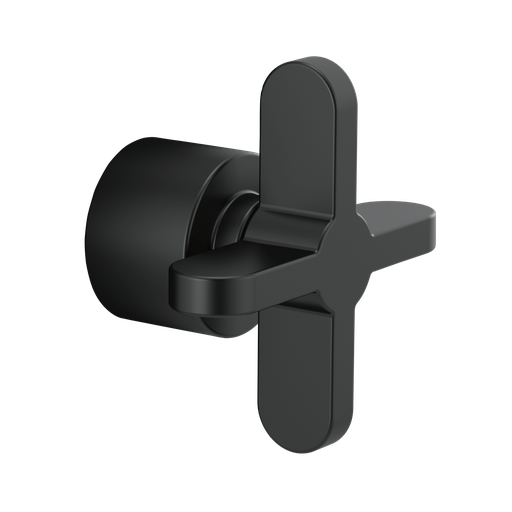 [BRI-HX60P75-BL] Brizo HX60P75-BL Jason Wu Pressure Balance Trim Cross Handle Kit Matte Black