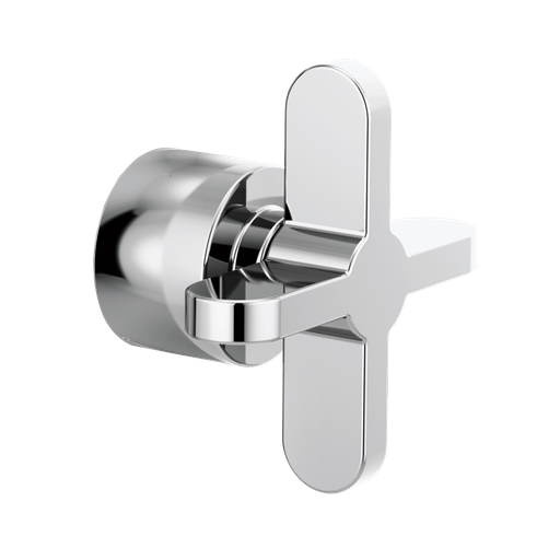[BRI-HX60P75-PC] Brizo HX60P75-PC Odin Pressure Balance Trim Cross Handle Kit Polished Chrome