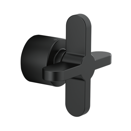 [BRI-HX6675-BL] Brizo HX6675-BL Jason Wu Sensori Thermostatic Valve Trim Cross Handle Kit Matte Black