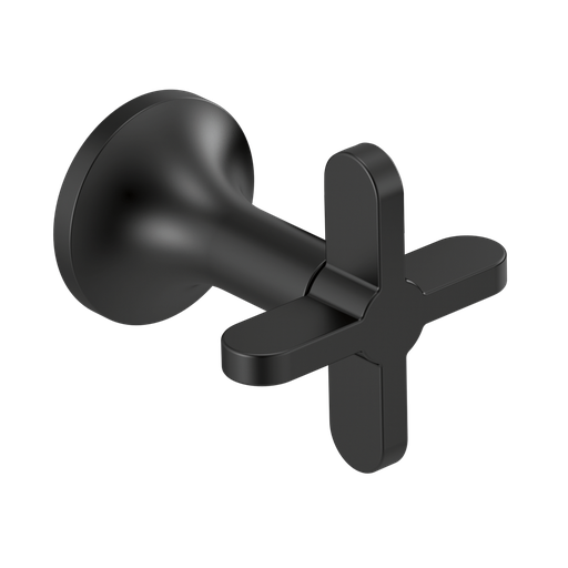 [BRI-HX70475-BL] Brizo HX70475-BL Jason Wu Wall Mount Tub Filler Cross Handle Matte Black