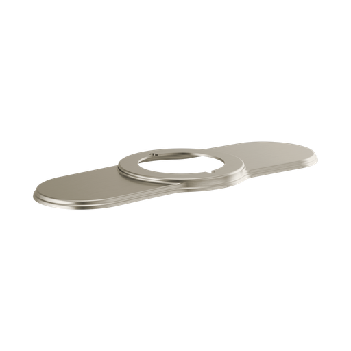 [BRI-RP100324NK] Brizo RP100324NK Invari Single Handle Deckmount Lavatory Escutcheon Brilliance Luxe Nickel