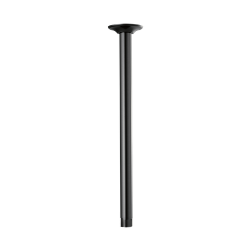 [BRI-RP100470BL] Brizo RP100470BL Essential 14" Ceiling Mount Shower Arm And Round Flange Matte Black
