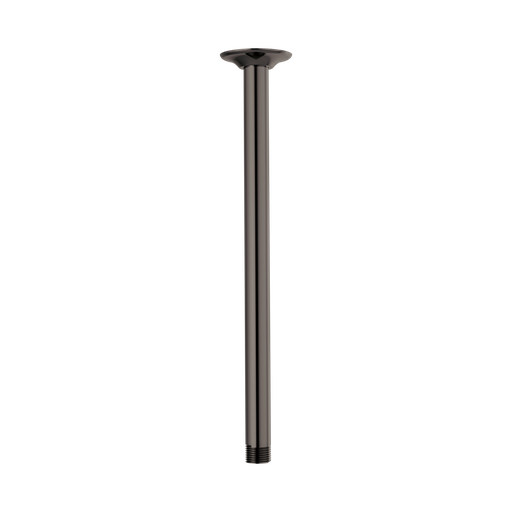[BRI-RP100470BNX] Brizo RP100470BNX Essential 14" Ceiling Mount Shower Arm And Round Flange Brilliance Black Onyx