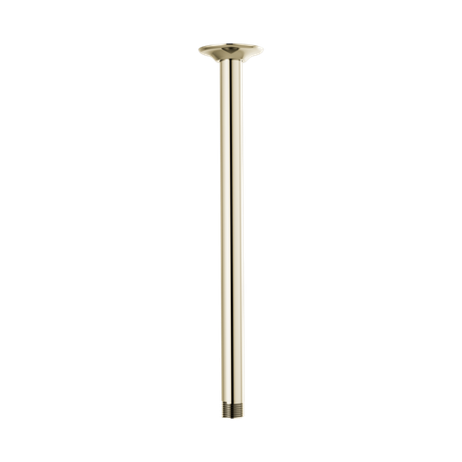 [BRI-RP100470PN] Brizo RP100470PN Essential 14" Ceiling Mount Shower Arm And Round Flange Brilliance Polished Nickel
